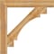 Ekena Millwork Merced Block Rough Sawn Bracket, Western Red Cedar, 6"W x 46"D x 46"H BKT06X46X46MRC05RWR - alternate 2